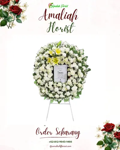 Krans Bunga Duka Cita di Sudimampir Lor